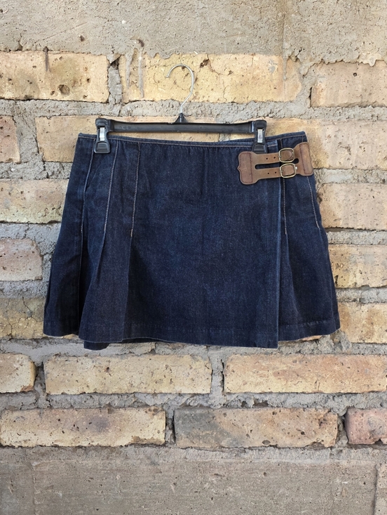 Polo Ralph Lauren Other - ​Polo Ralph Lauren Girls Denim Pleated Wrap Skirt - Size 12 (Fits Woman XXS/00)